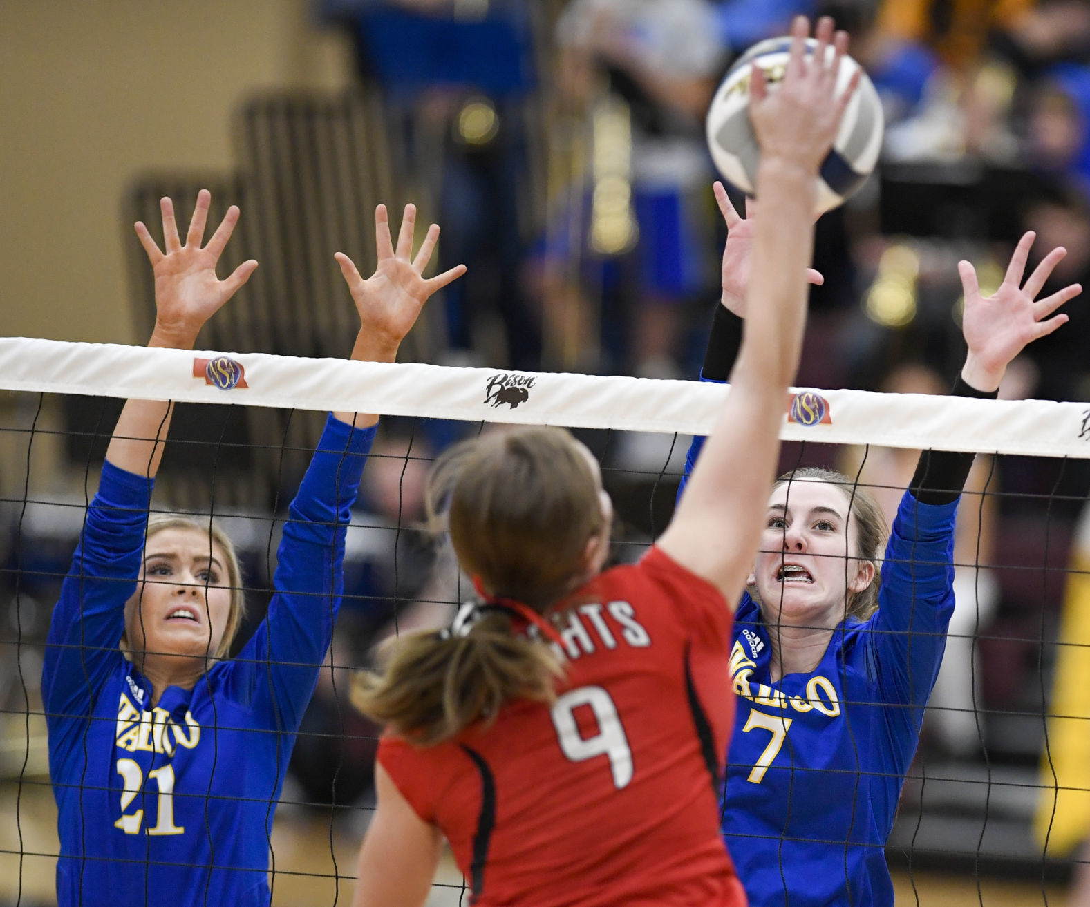 State volleyball, Wahoo vs. Norfolk Catholic, 11.7